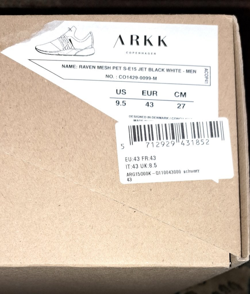 ARKK heren sneaker, Zwart, Ophalen of Verzenden, Zo goed als nieuw, Sneakers