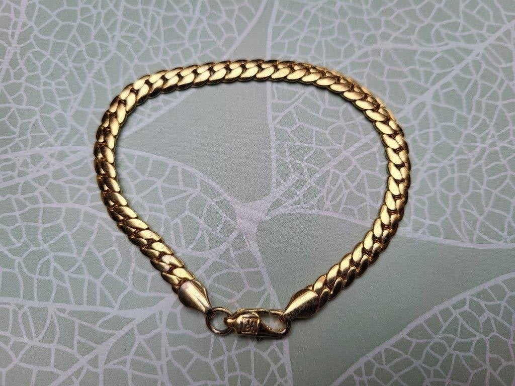 Goud kleurige armband, Ophalen of Verzenden, Nieuw, Goud, Overige materialen