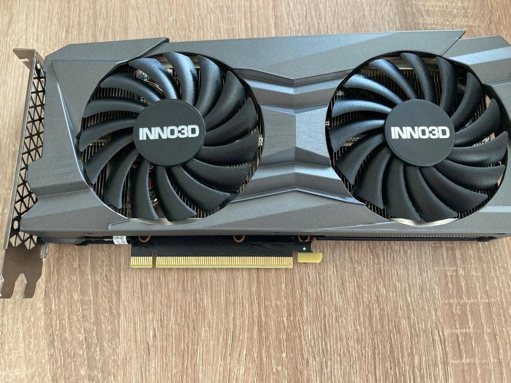 Inno3D GeForce RTX 3060 Ti Twin X2 — 8GB GDDR6, Computers en Software, Videokaarten, Ophalen, GDDR6, PCI-Express 4, Zo goed als nieuw