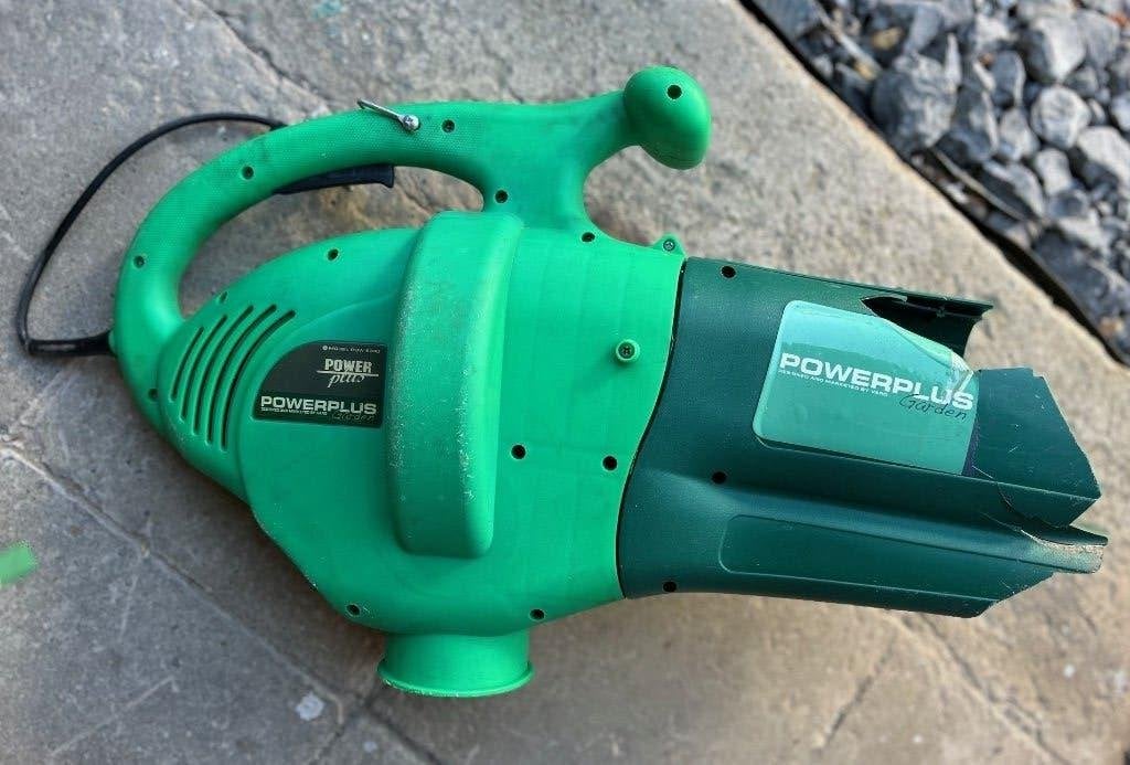 Souffleur de feuilles POWERPLUS 2400W, Électrique, Porté à la main, Enlèvement, Utilisé