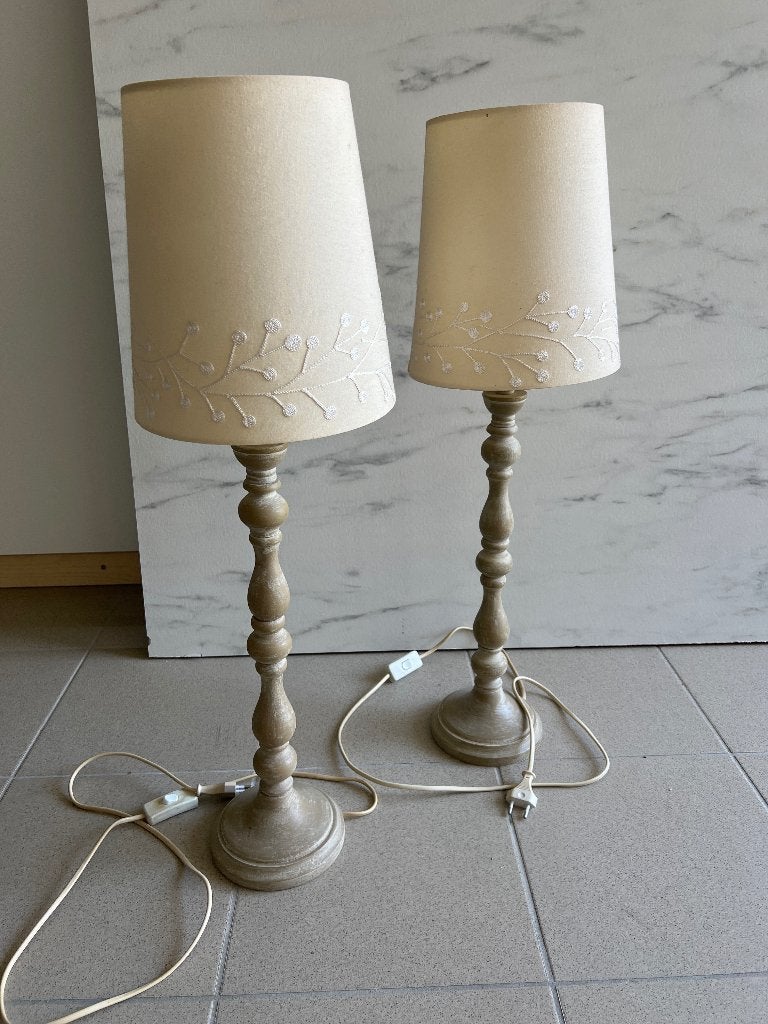 Staanlampen landelijk, Ophalen, Gebruikt, Hout, Minder dan 100 cm