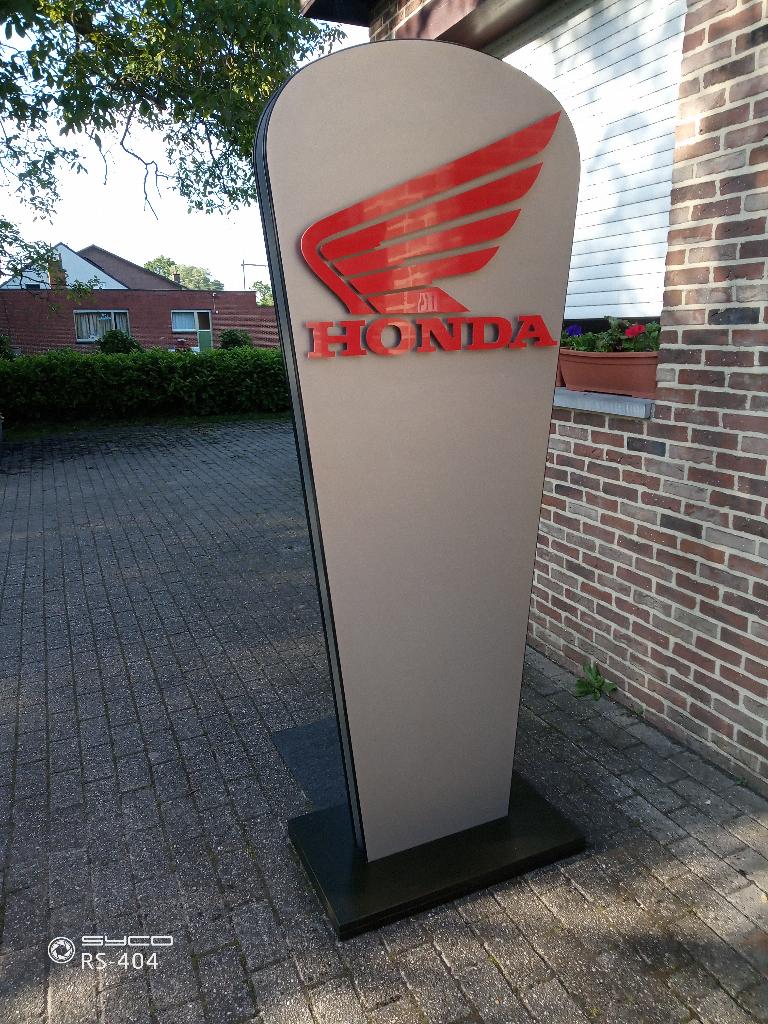 HONDA reclamepaneel uit showroom dealer, Fietsen en Brommers, Brommeronderdelen | Oldtimers, Ophalen, Zo goed als nieuw, Overige typen