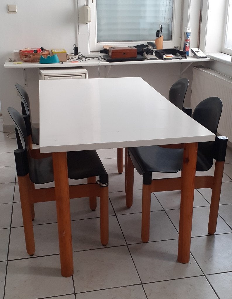 Table et chaises Vintage ( THONET ), Enlèvement, Utilisé