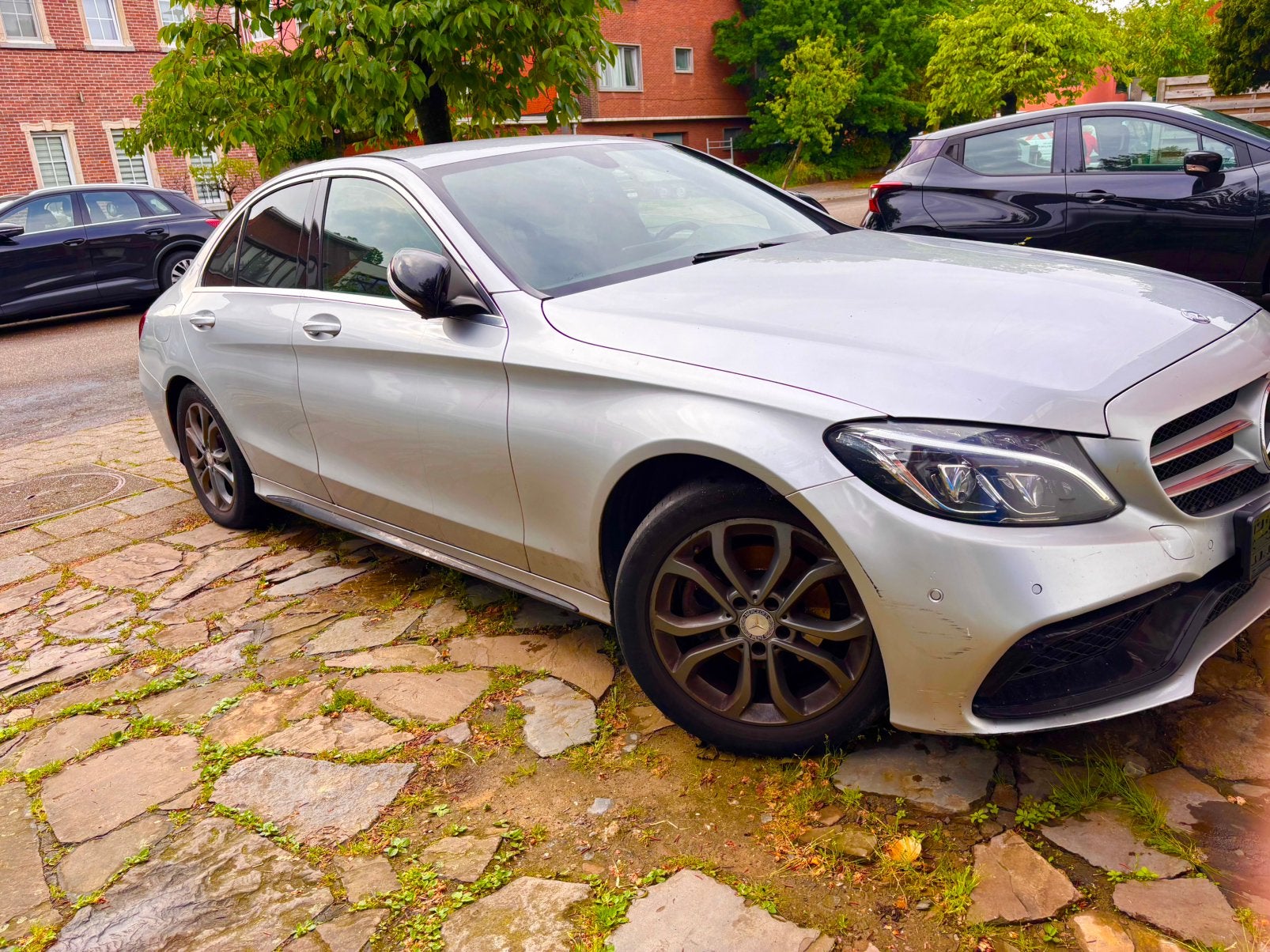 Export mercedes c180d amg look 12/2014 euro6, Auto's, Mercedes-Benz, Euro 6, Particulier, C-Klasse, Te koop