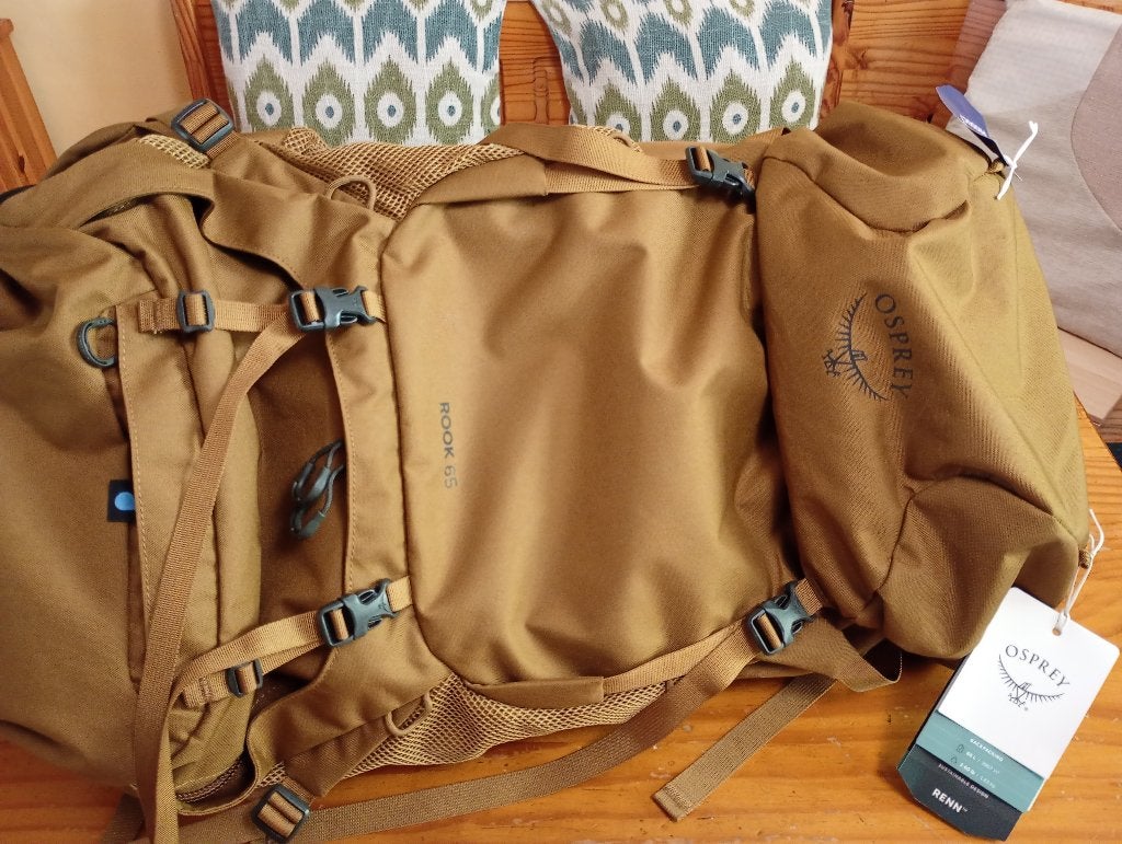 Rugzak Osprey Rook  - 65 liter - Bruin, Ophalen of Verzenden, Nieuw
