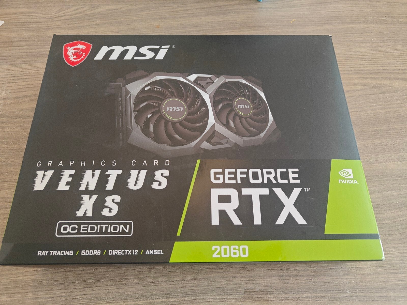 RTX 2060 VENTUS XS - Nieuw - Niet gebruikt, Informatique & Logiciels, Cartes vidéo, Neuf, PCI-Express 3, Enlèvement ou Envoi, GDDR6