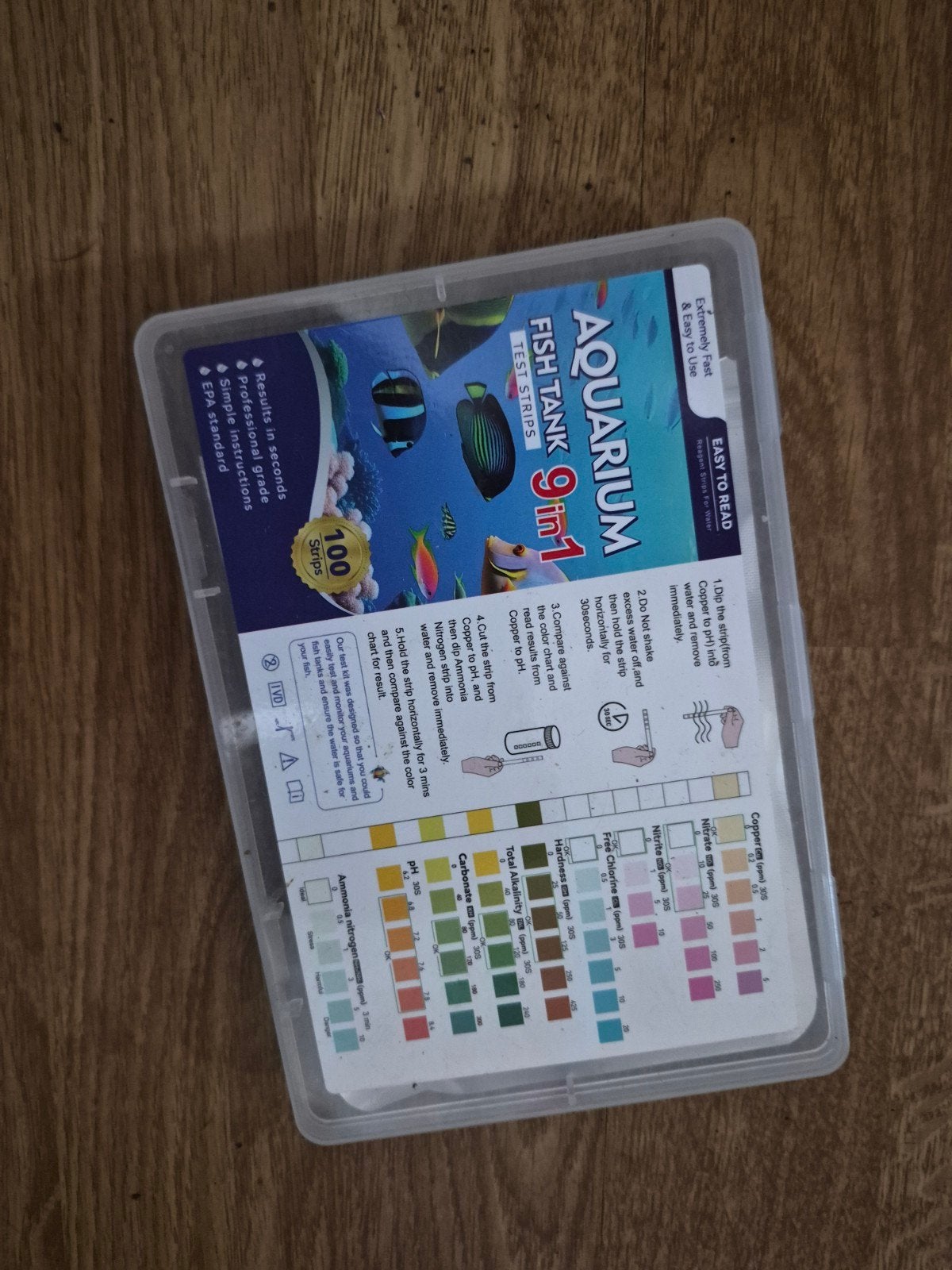 teststrips aqua water gratis, Enlèvement