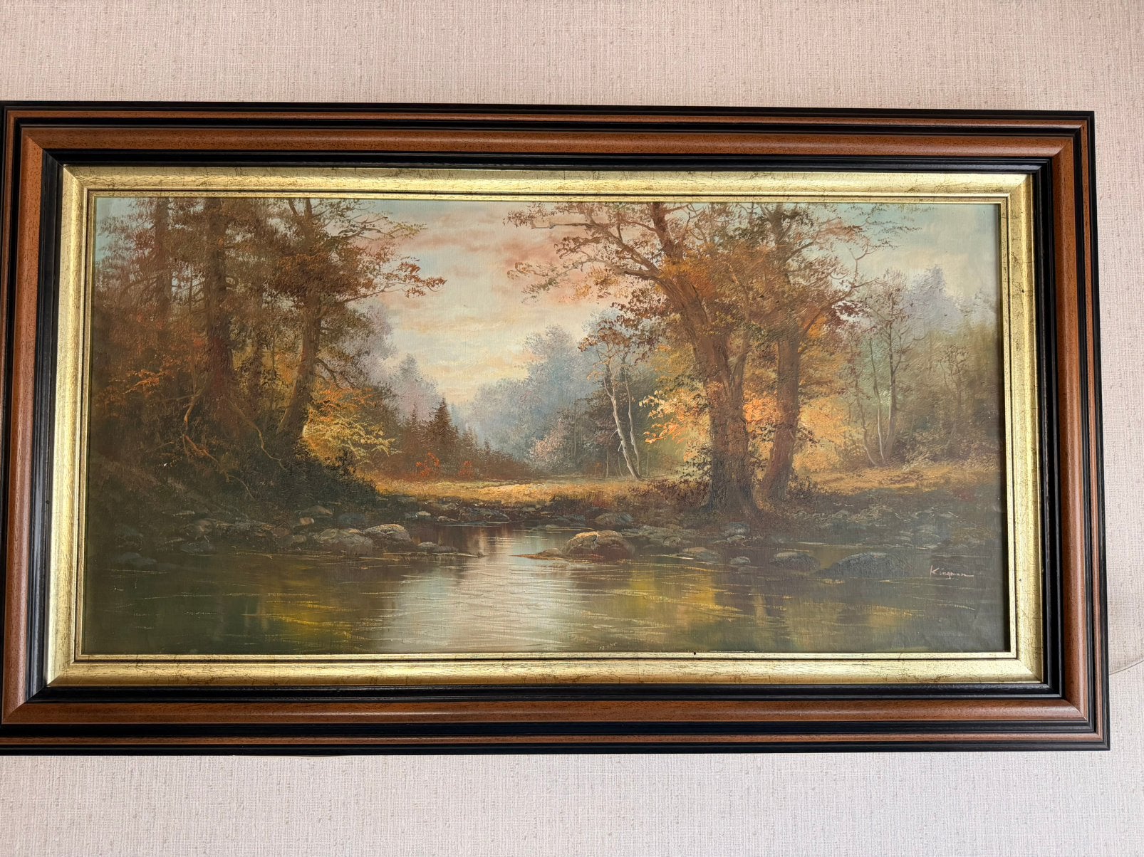 Kingman schilderij met certificaat, Antiek en Kunst, Ophalen