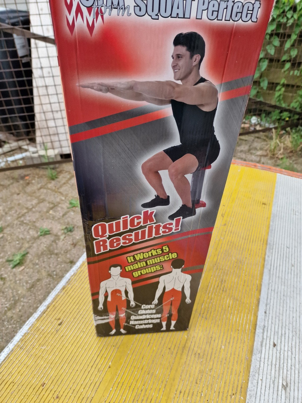 Sport/oefeningen/turnen gym squat, Enlèvement