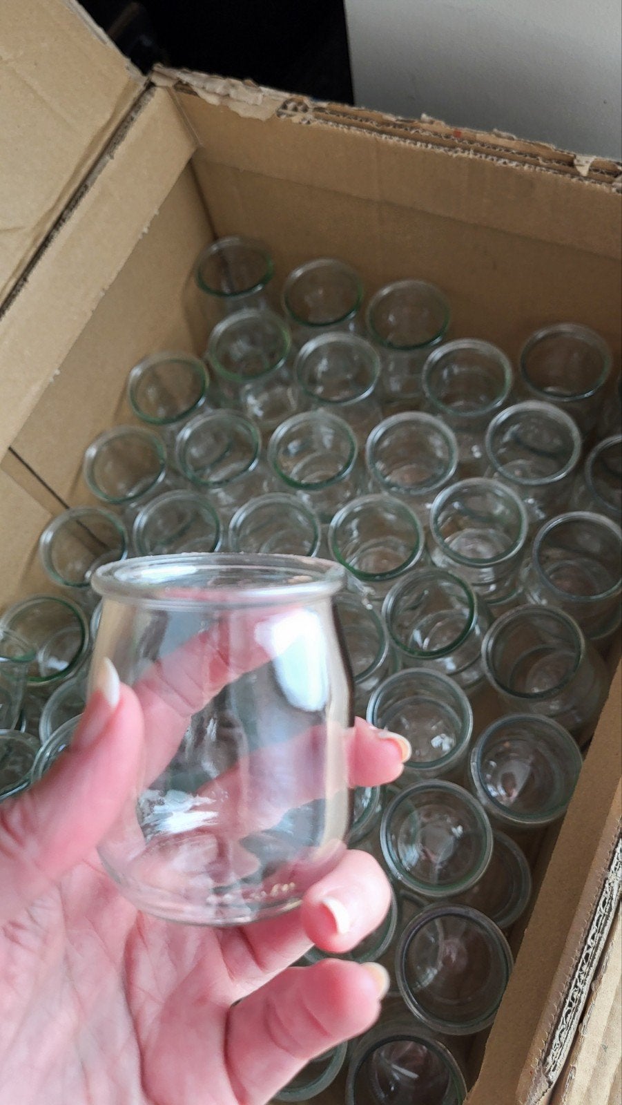 GRATIS - glazen potjes, Enlèvement