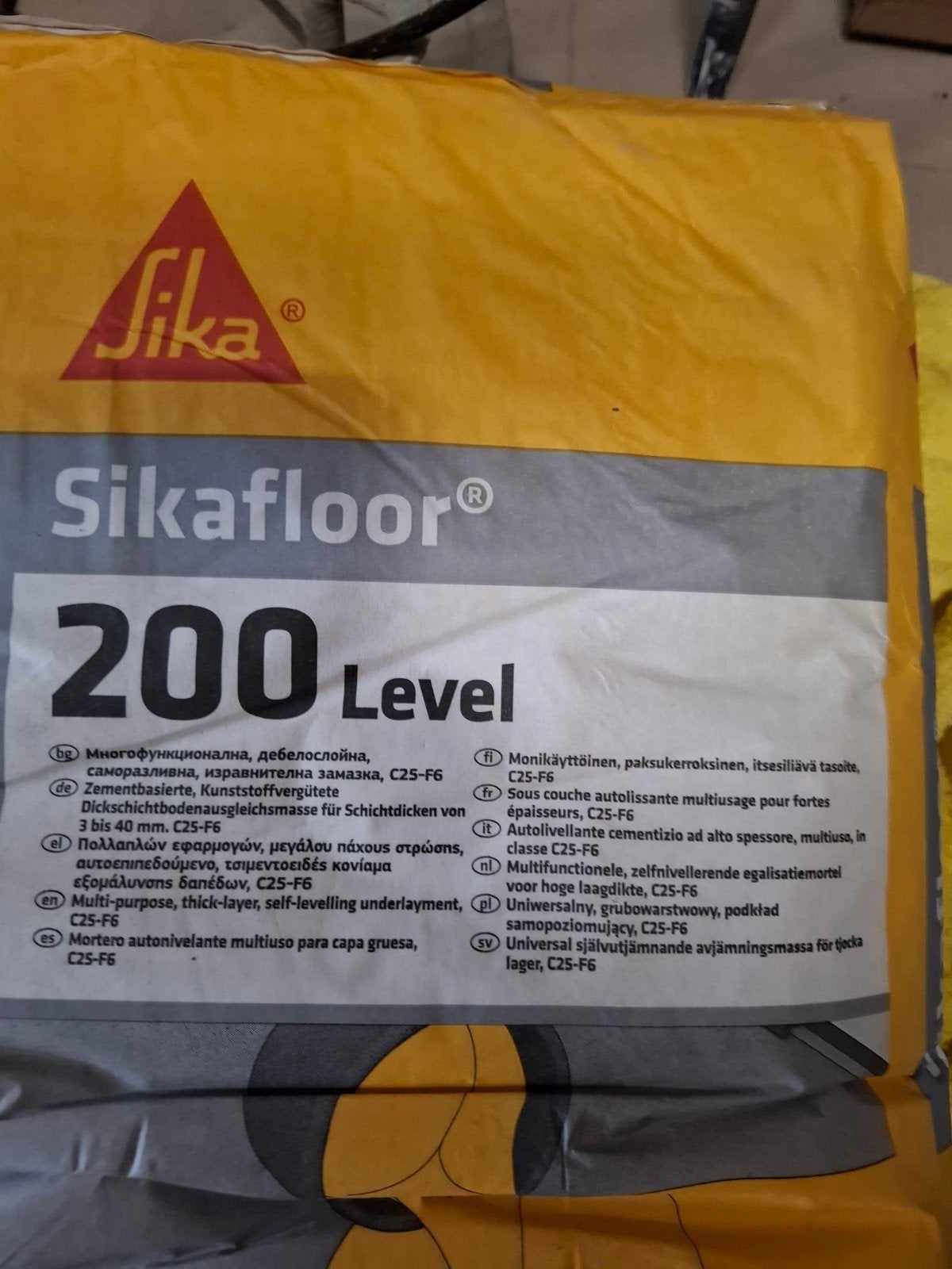 3 zakken van 25 kg Sikafloor 200