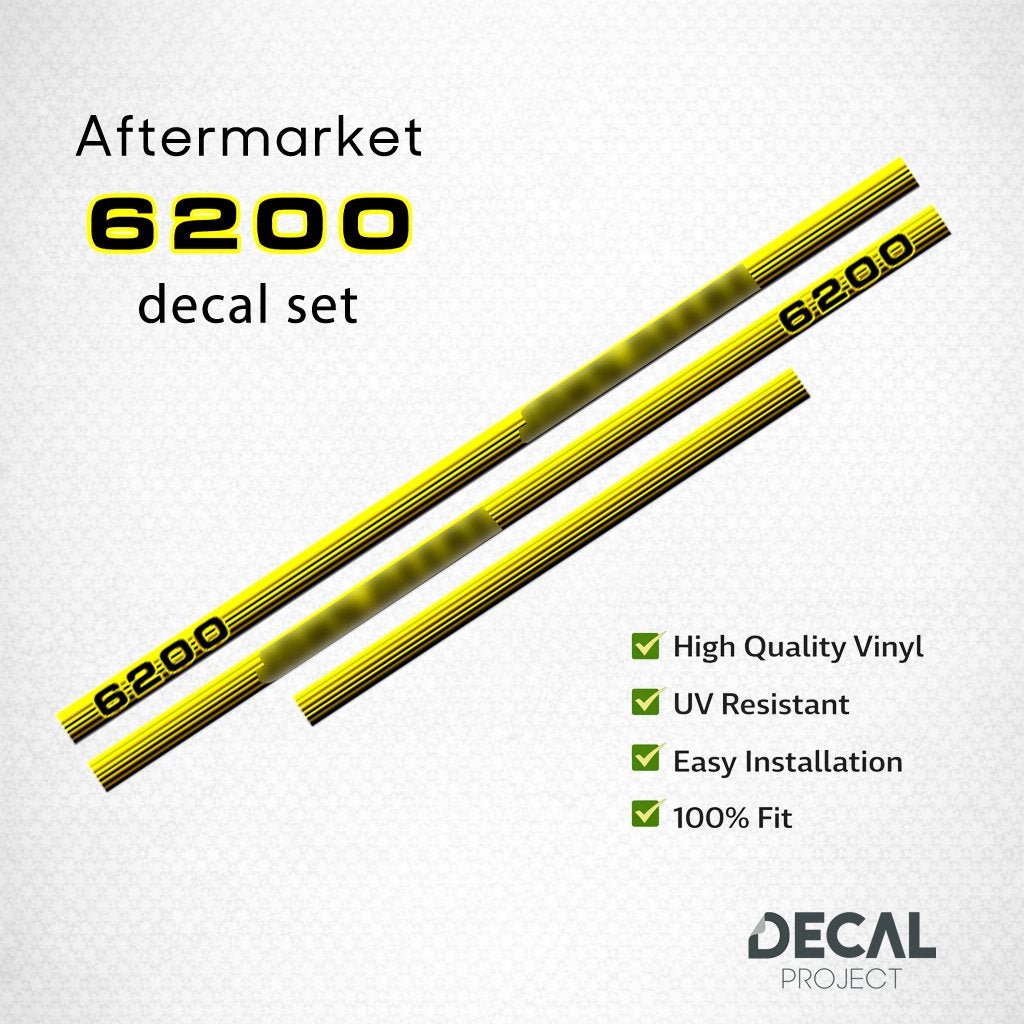 Autocollants de rechange John Deere 6200 - 6230, Envoi