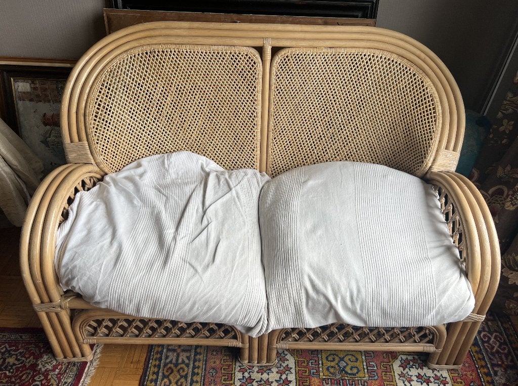 Siège en rotin, Maison & Meubles, Moins de 75 cm, Osier ou Rotin, Moins de 150 cm, Banc droit