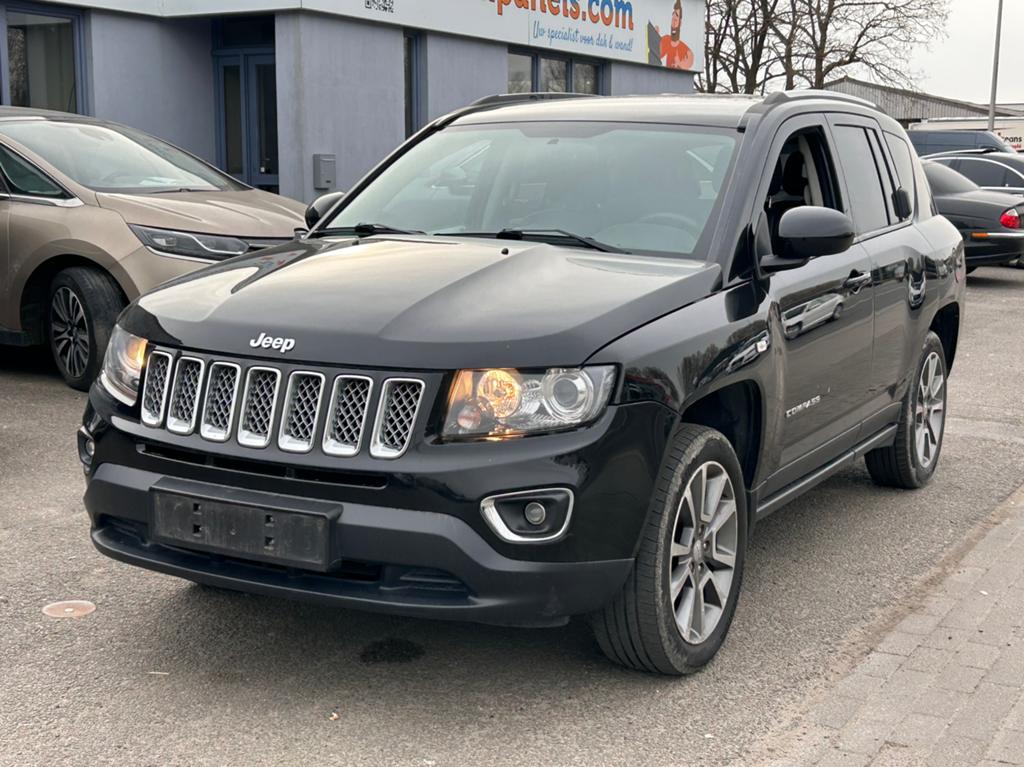 Jeep Compass 2.2 Diesel 120kw 4x4, Auto's, Jeep, Euro 5, Lane Keeping Assist, Zwart, 4 cilinders