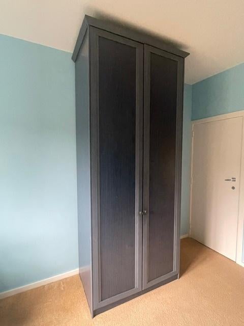 Armoire bleue, Maison & Meubles, Avec tiroir(s), Moins de 150 cm, Enlèvement, Utilisé
