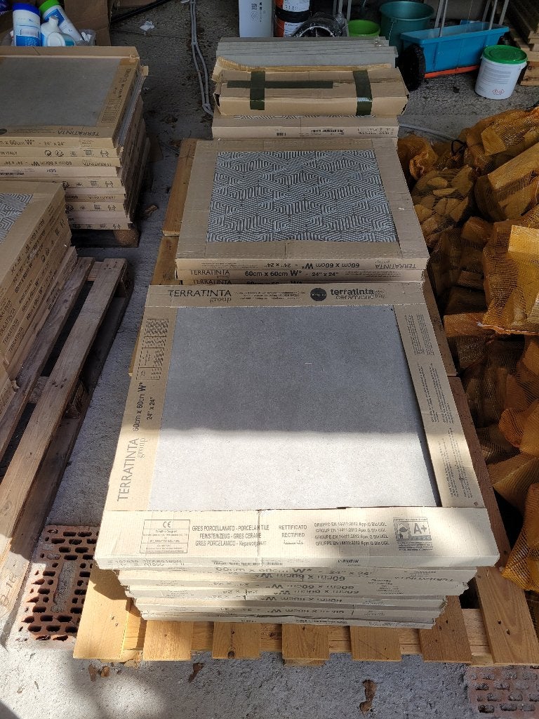 Terratinta / Carolot Softstone vloertegels + plinten, Enlèvement, Neuf, Plinthes