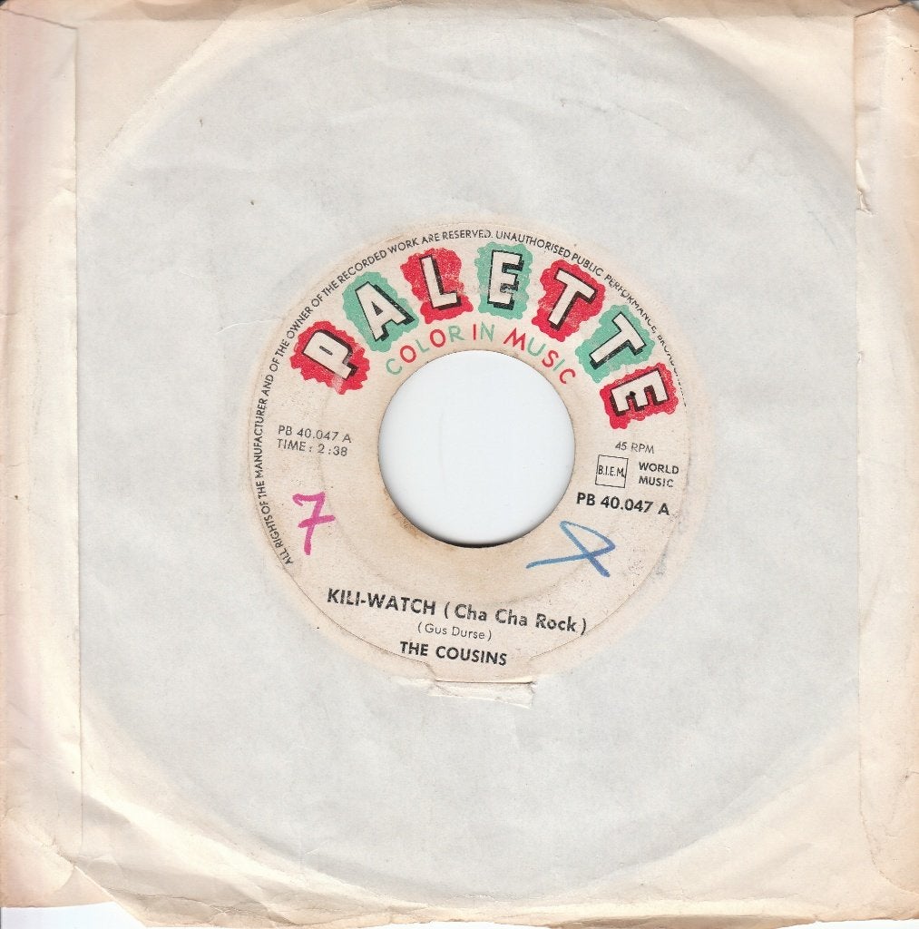 De originele Kili Watch van The Cousins, Single, Pop, 7 pouces, 1960 - 1969