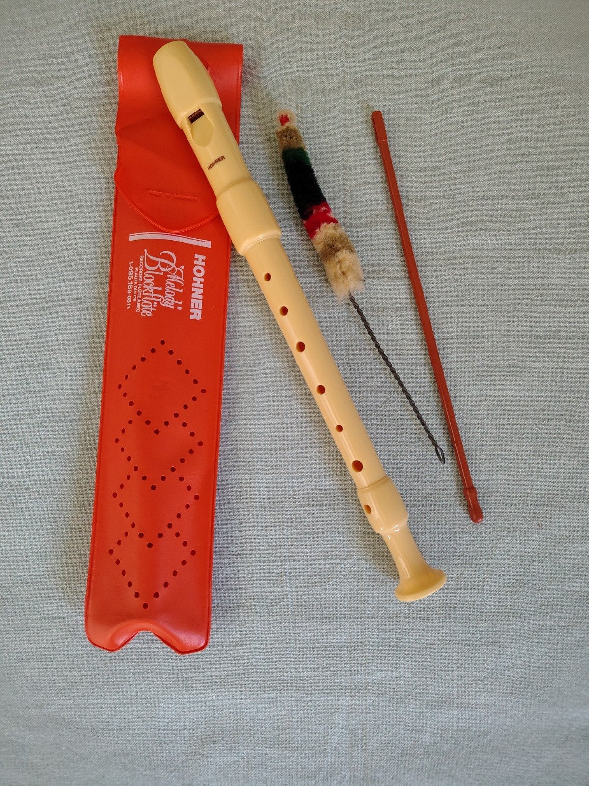 Blokfluit Hohner, Muziek en Instrumenten, Blaasinstrumenten | Blokfluiten, Ophalen, Gebruikt, Met koffer, hoes of etui