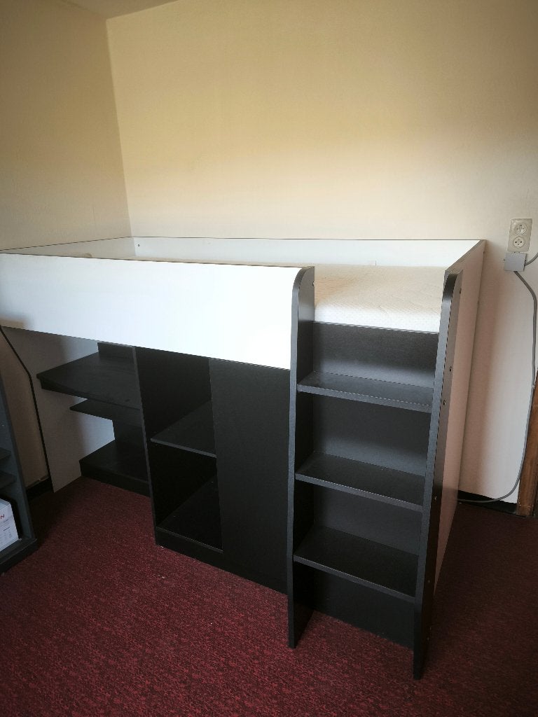 lit mezzanine, 90 cm, Une personne, Enlèvement, Utilisé