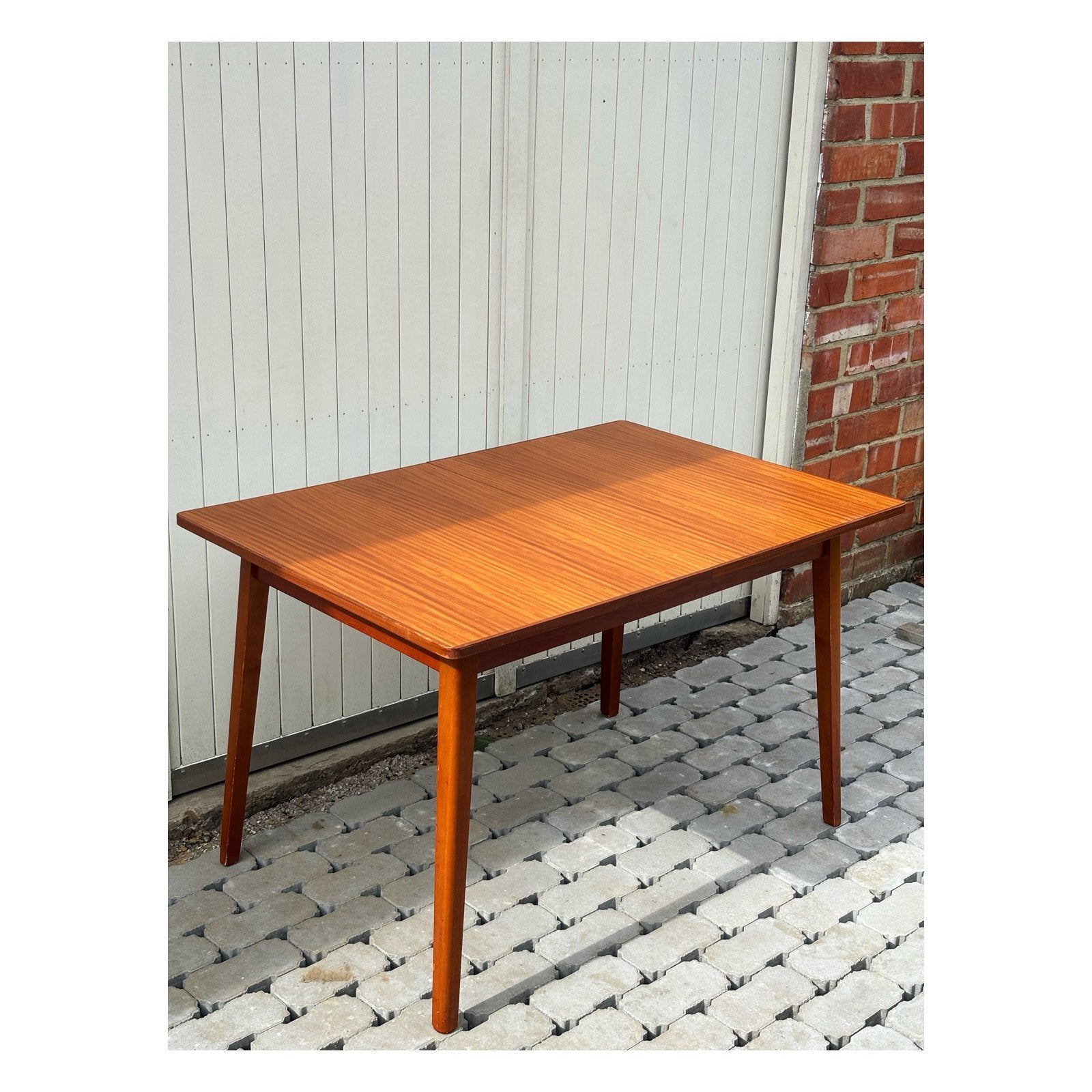 Vintage uitschuifbare eettafel • 1960s, Ophalen of Verzenden