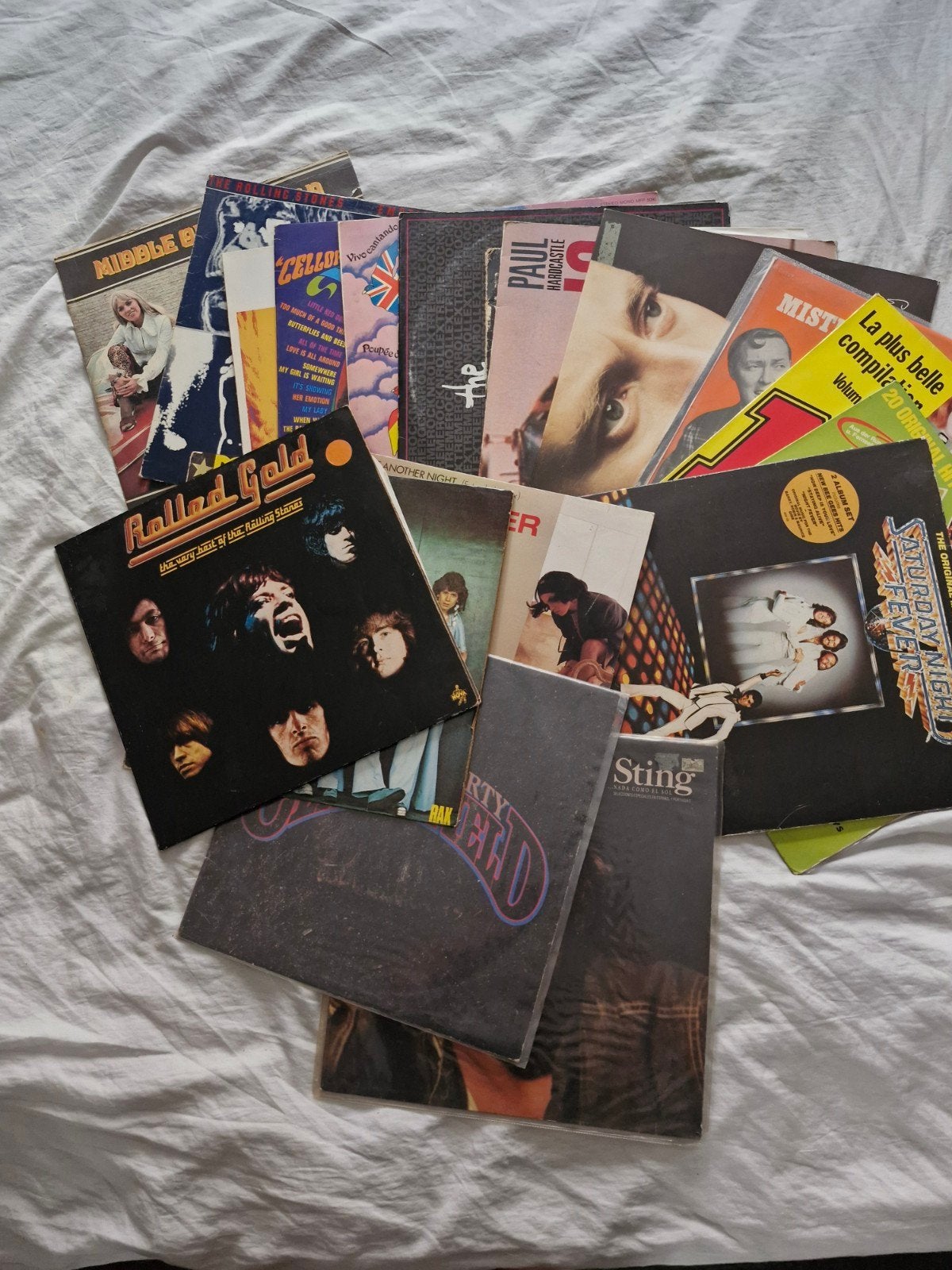 lot de 20 disques 33 tours, CD & DVD, Enlèvement