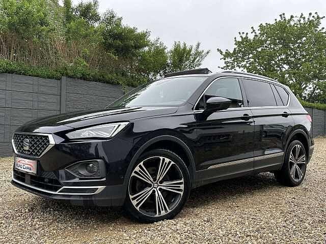 SEAT Tarraco 2.0 CR TDi 4Drive Xcellence DSG FULL, Automaat, 138 kW, Zwart, USB