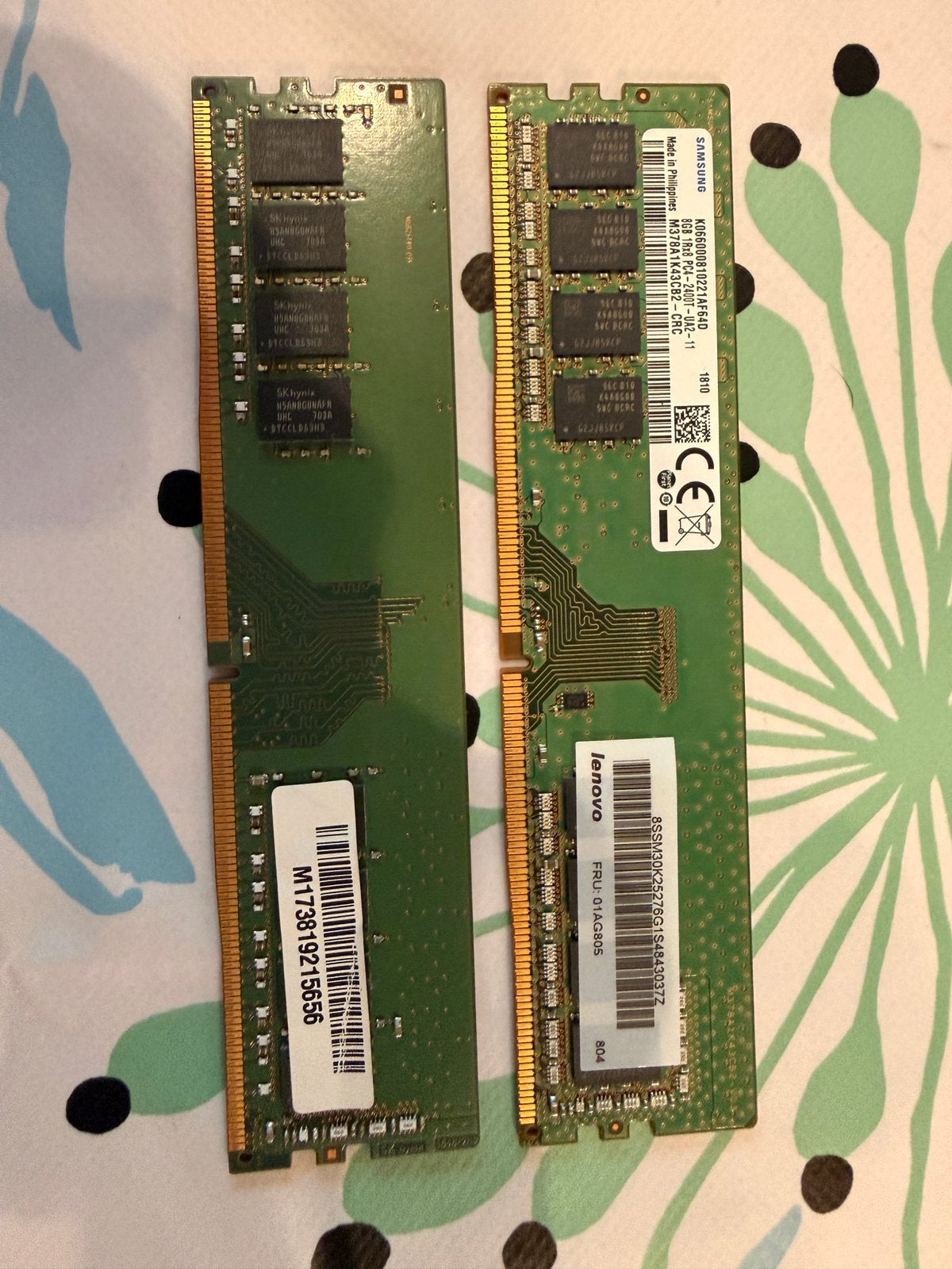 2 x  8 Go DDR4-2400, Informatique & Logiciels, DDR4, Enlèvement, Utilisé, Desktop