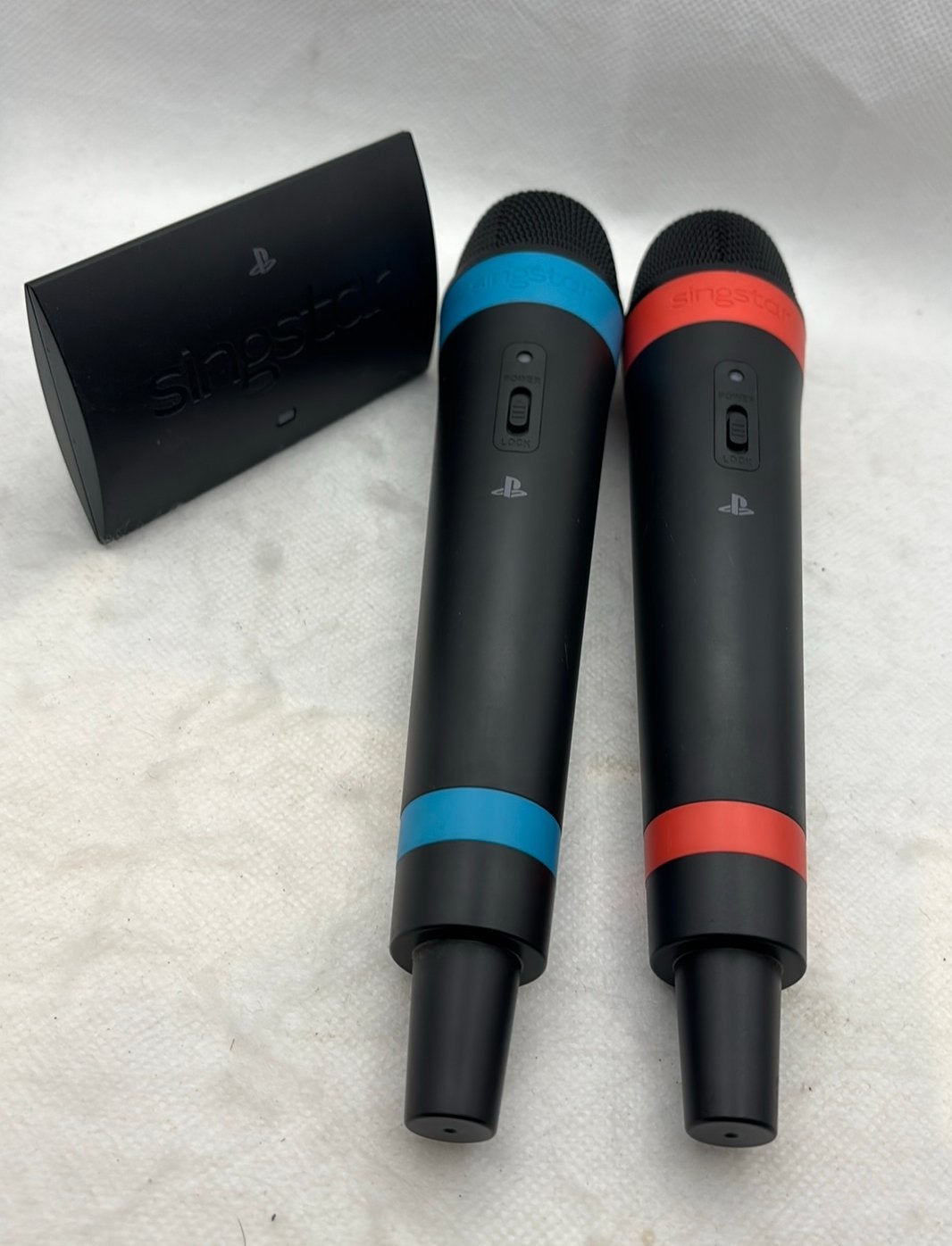 Sony PlayStation SingStar draadloze microfoons + ontvanger, Ophalen of Verzenden, Zo goed als nieuw