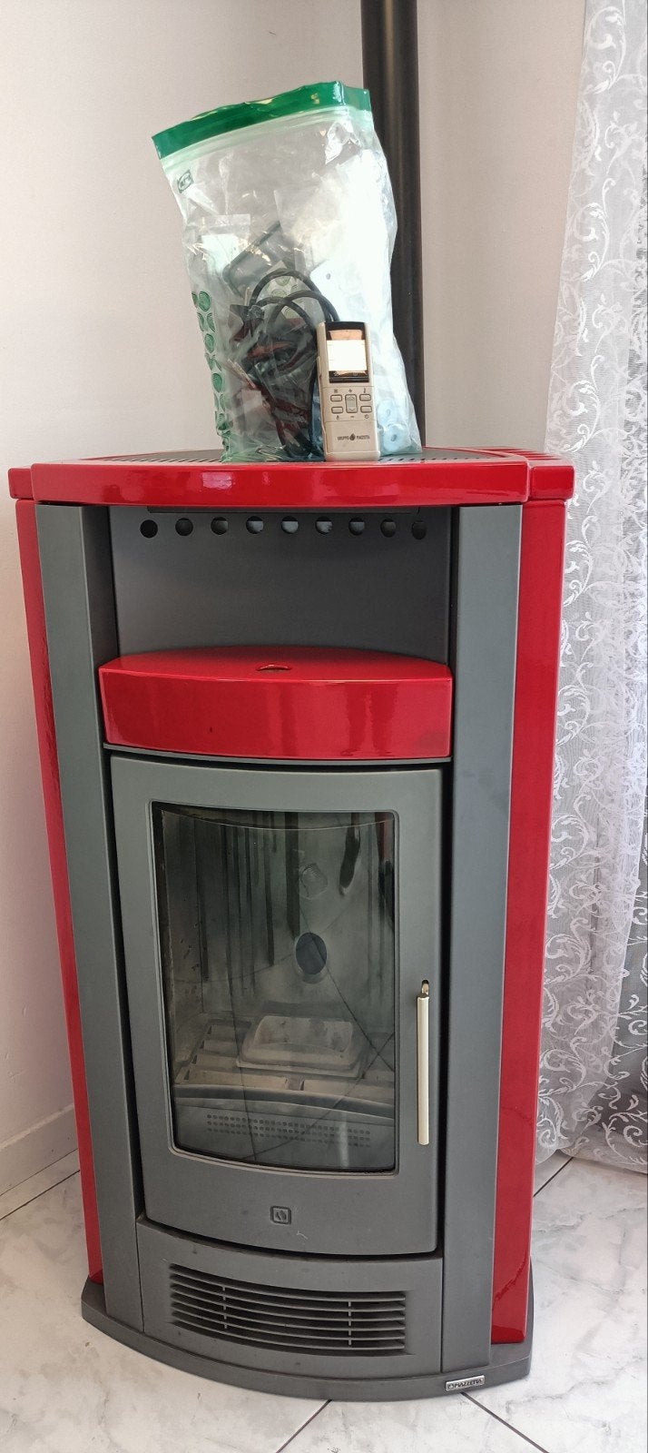 Pelletkachel piazzetta 12kw met gratis levering, Huis en Inrichting, Kachels, Ophalen