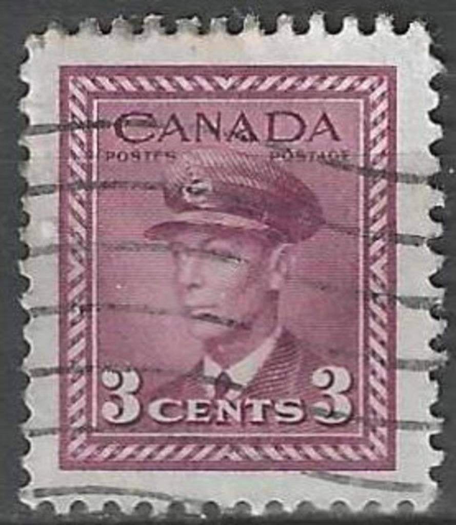 Canada 1943-1948 - Yvert 208 - Koning George VI (ST), Verzenden, Gestempeld