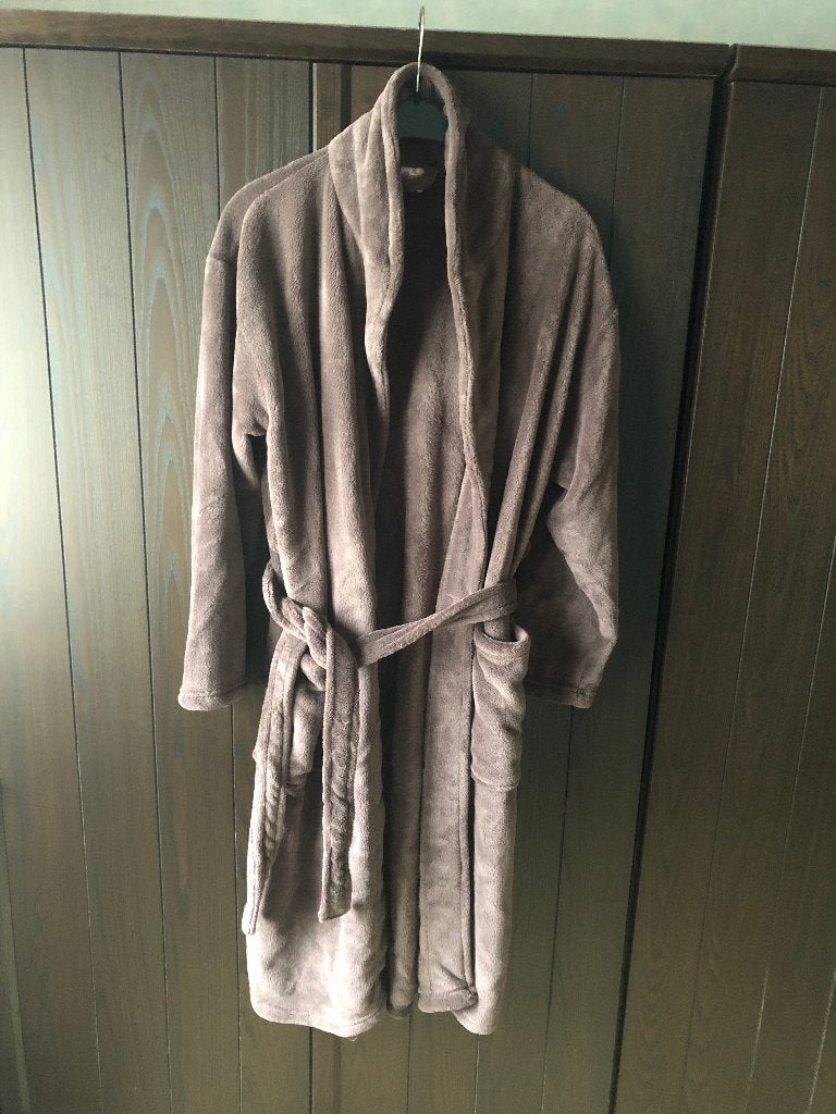Badjas heren XL, Ophalen, Bruin, Textiles by Clarysse, Badjas