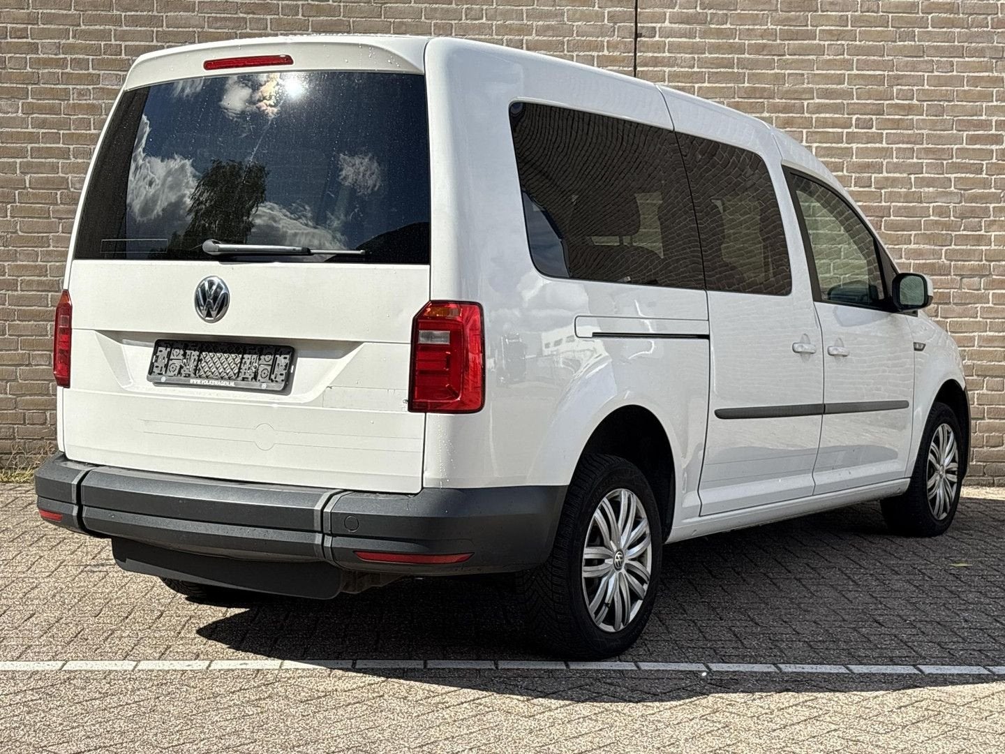 Volkswagen Caddy Maxi 1.4 TGI Trendline 5p | € 6.950,- NETTO, Autos, 116 g/km, Achat, Entreprise, Blanc