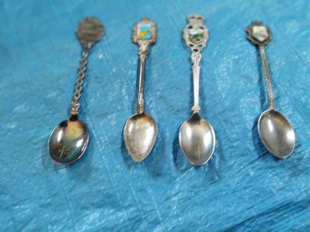 souvenier sierlepeltjes van overal, Ophalen of Verzenden