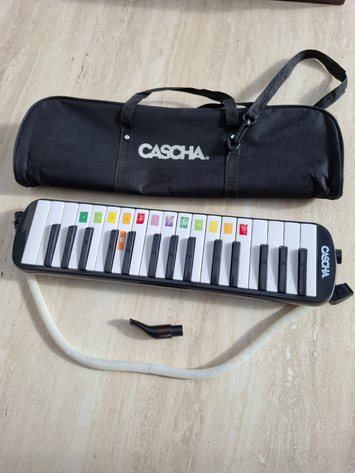 melodica Cascha zwart, Ophalen, Gebruikt, Kunststof