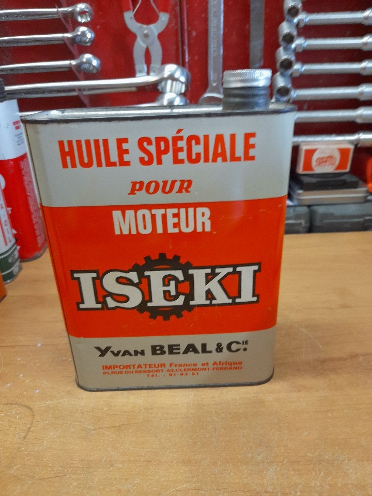 ancien bidon huile vide iseki moteur yvan beal, Envoi, Utilisé, Autres types