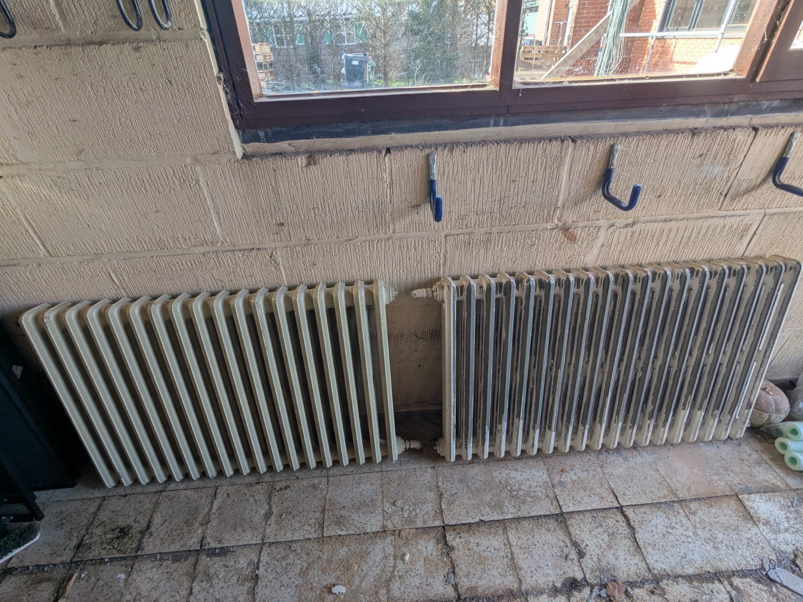 Gietijzeren radiatoren, Ophalen, 30 tot 80 cm, Gebruikt, Radiator