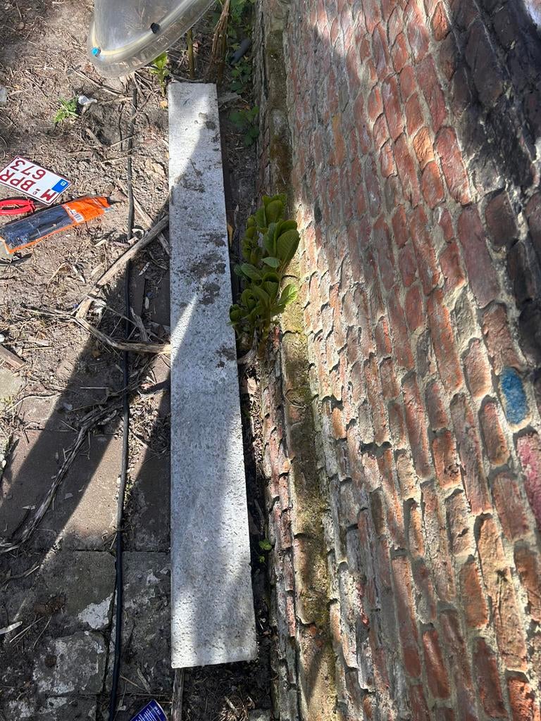 Poutrel gewapend beton 205x16x5,5 cm nieuw, Ophalen of Verzenden, Zo goed als nieuw, Beton