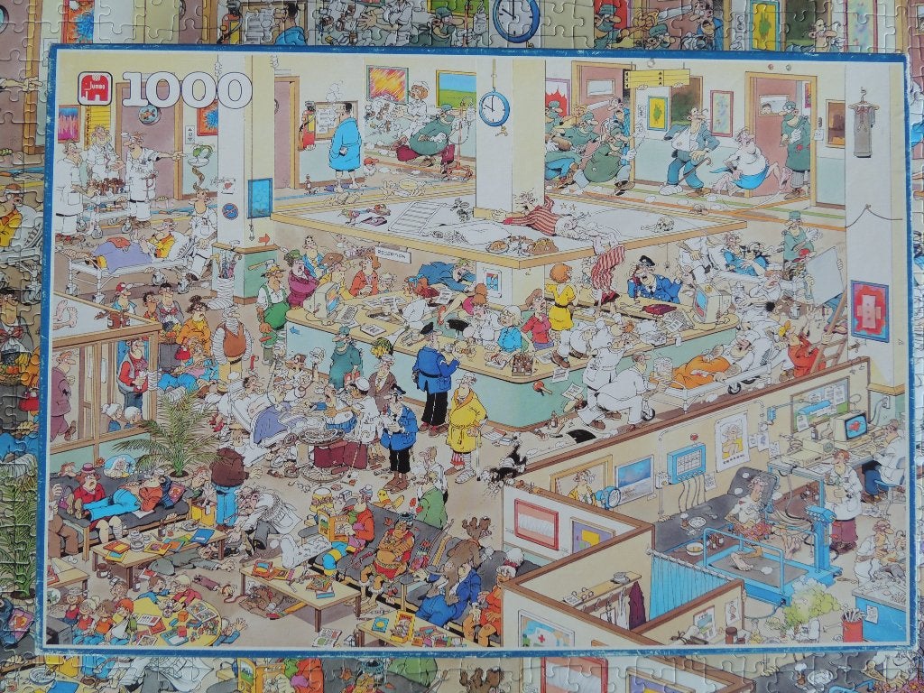 Puzzle 1000 pièces - Jan van Haasteren - Rétablissement, Ophalen, Legpuzzel