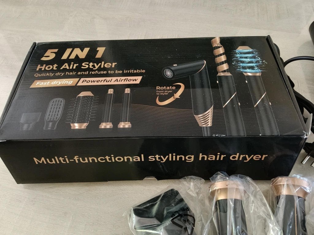 5 in 1 hot air styler / multistyler NIEUW, Bijoux, Sacs & Beauté, Beauté | Soins des cheveux, Enlèvement ou Envoi, Neuf, Autres types