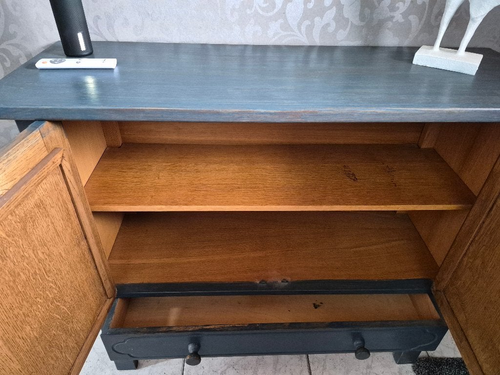 Kast, Huis en Inrichting, Kasten | Kleerkasten, Ophalen, Gebruikt, 100 tot 150 cm, Eikenhout
