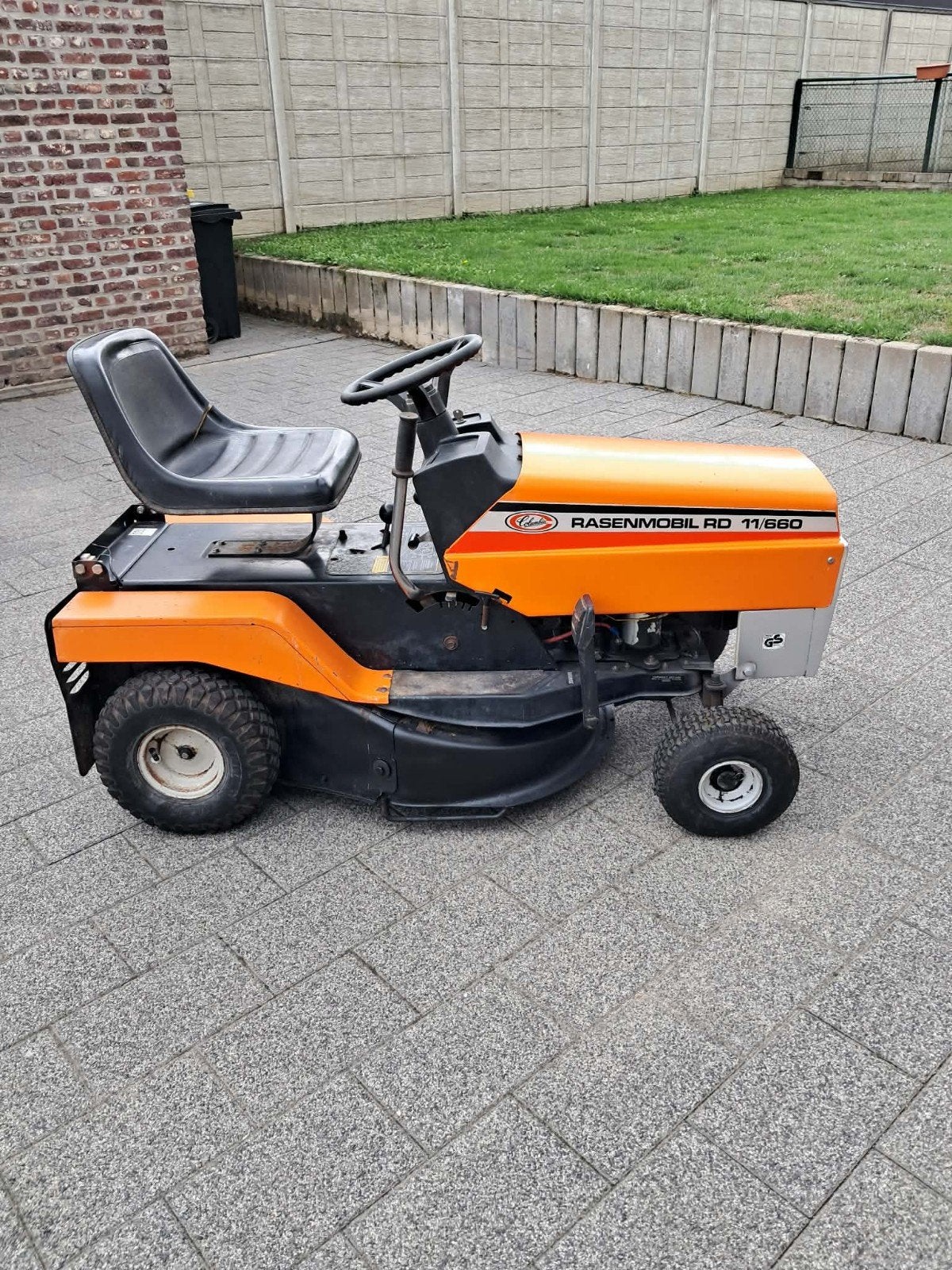 te koop  zitmaaier, Jardin & Terrasse, Tondeuses autoportées, Enlèvement, Utilisé, Démarrage électrique, Moins de 90 cm