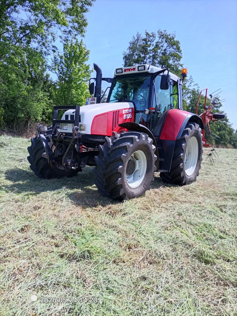 Steyr 9105, Zakelijke goederen, Landbouw | Tractoren, 80 tot 120 Pk, Gebruikt, Steyr, Ophalen of Verzenden