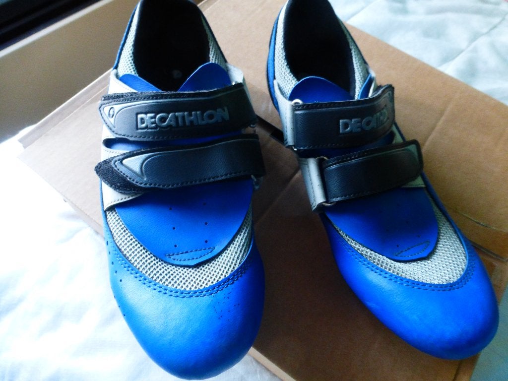 Decathlon P 44 fietsschoenen, Fietsen en Brommers, Ophalen of Verzenden, Zo goed als nieuw, Overige maten, Schoenen