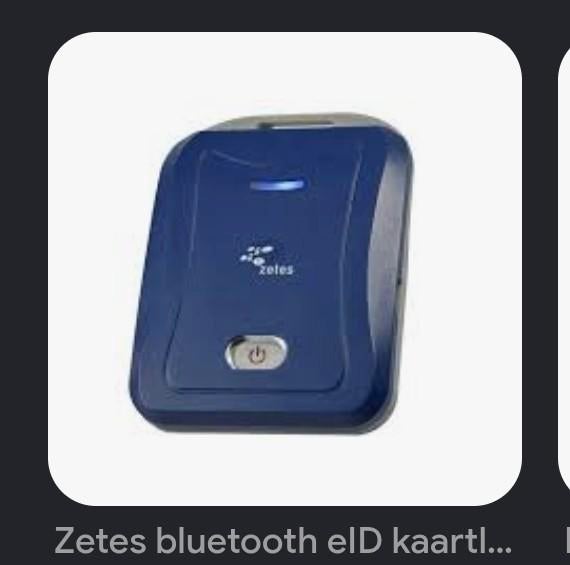 ZETES ID kaartlezer thuis verpleging, Telecommunicatie, Scanners, Ophalen of Verzenden