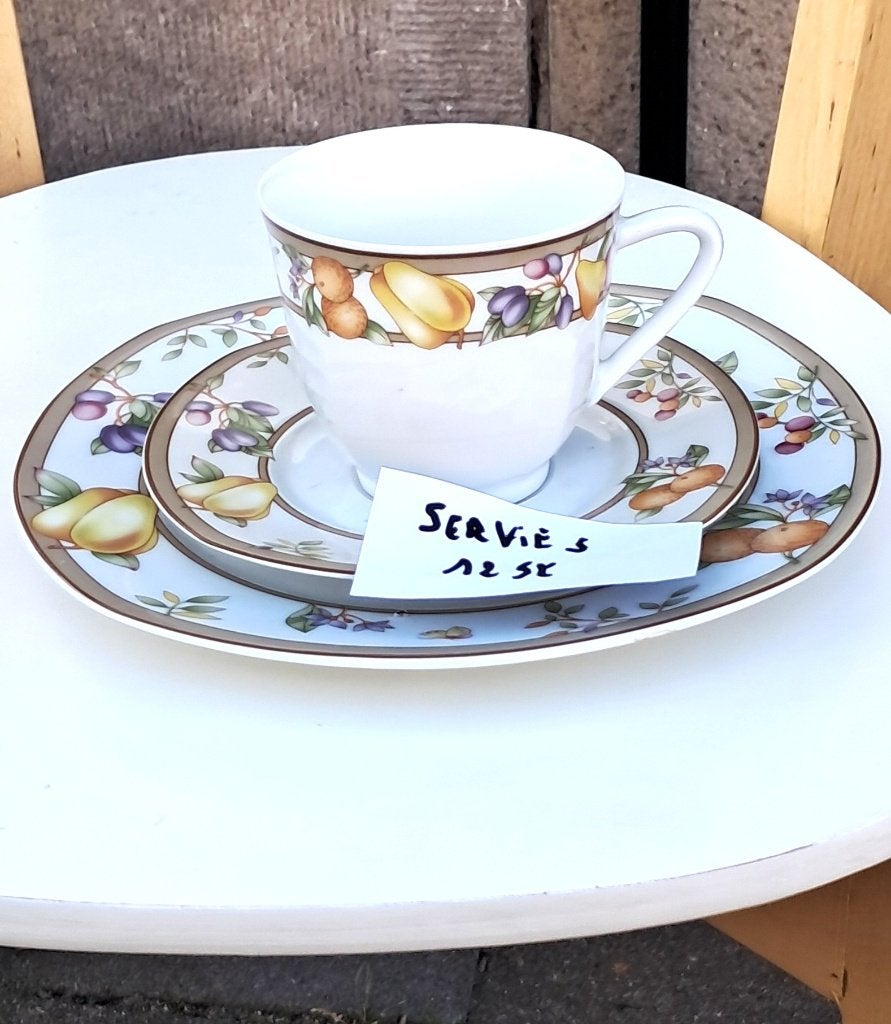 Koffie servies, Ophalen, Overige merken, Landelijk/Boerenbont, Zo goed als nieuw