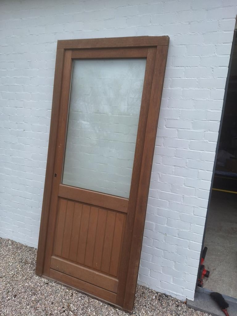 Deur, Doe-het-zelf en Bouw, Deuren en Vliegenramen, Ophalen, Glas