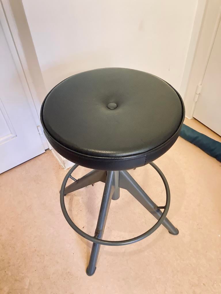 IKEA TROLLBERGET Active sit/stand support, Comme neuf, Enlèvement, Noir, Cuir