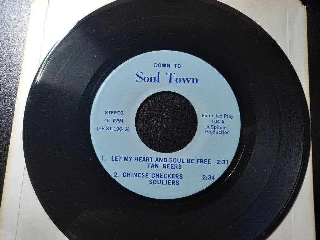 Down To Soul Town 4 - Popcorn Ep, Cd's en Dvd's, Beschermende buitenhoes, 7 inch, Ophalen of Verzenden, Zo goed als nieuw