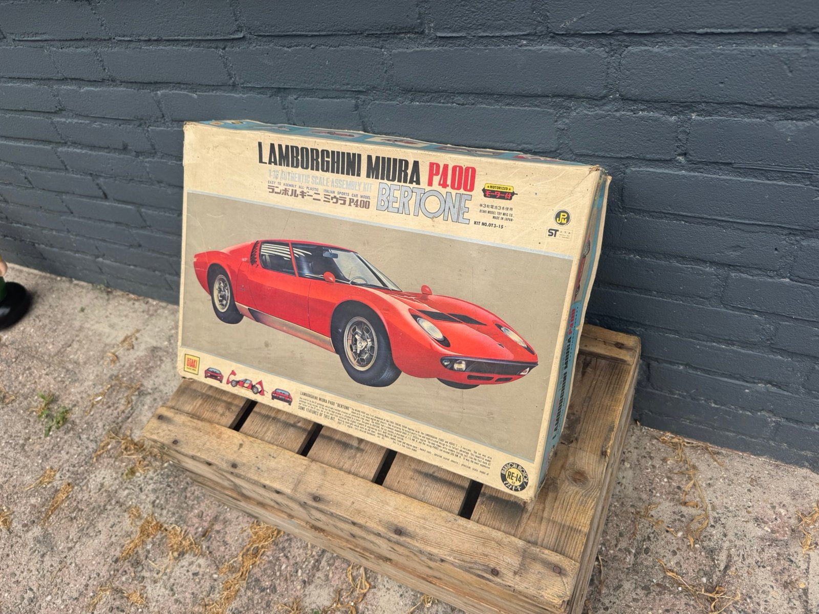 Lamborghini Miura P400 model, Ophalen of Verzenden, Gebruikt, Auto's