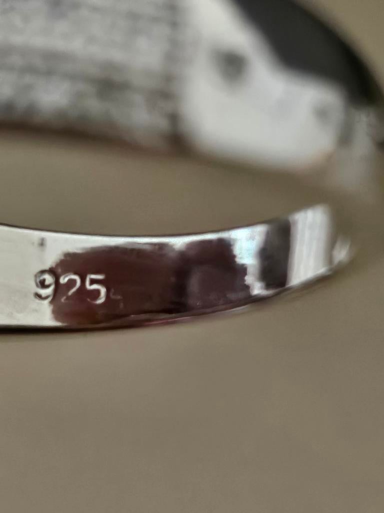 Nieuwe zilver 925 diamanten ring voor vrouwen 2.9 maatring., Ophalen, Zilver, Zilver